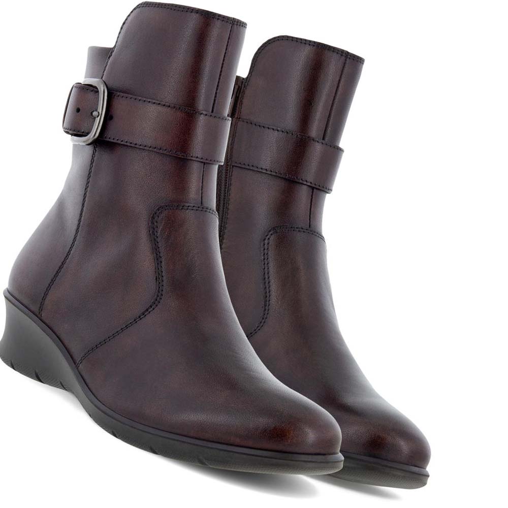 Women's Ecco Finola Ankle Boots Coffee | Canada 13MQZ